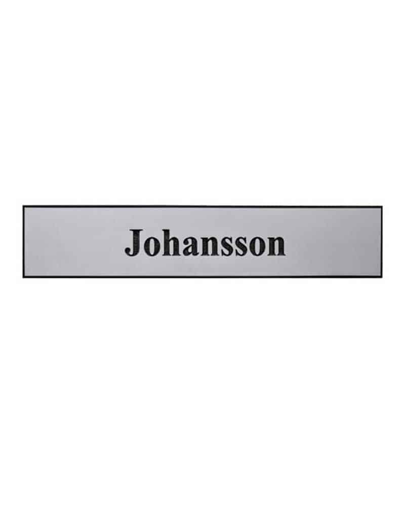 Namnskylt (Silver) - Bild 1